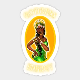 "Motor City Witches" Goddess Design-Trina Sticker